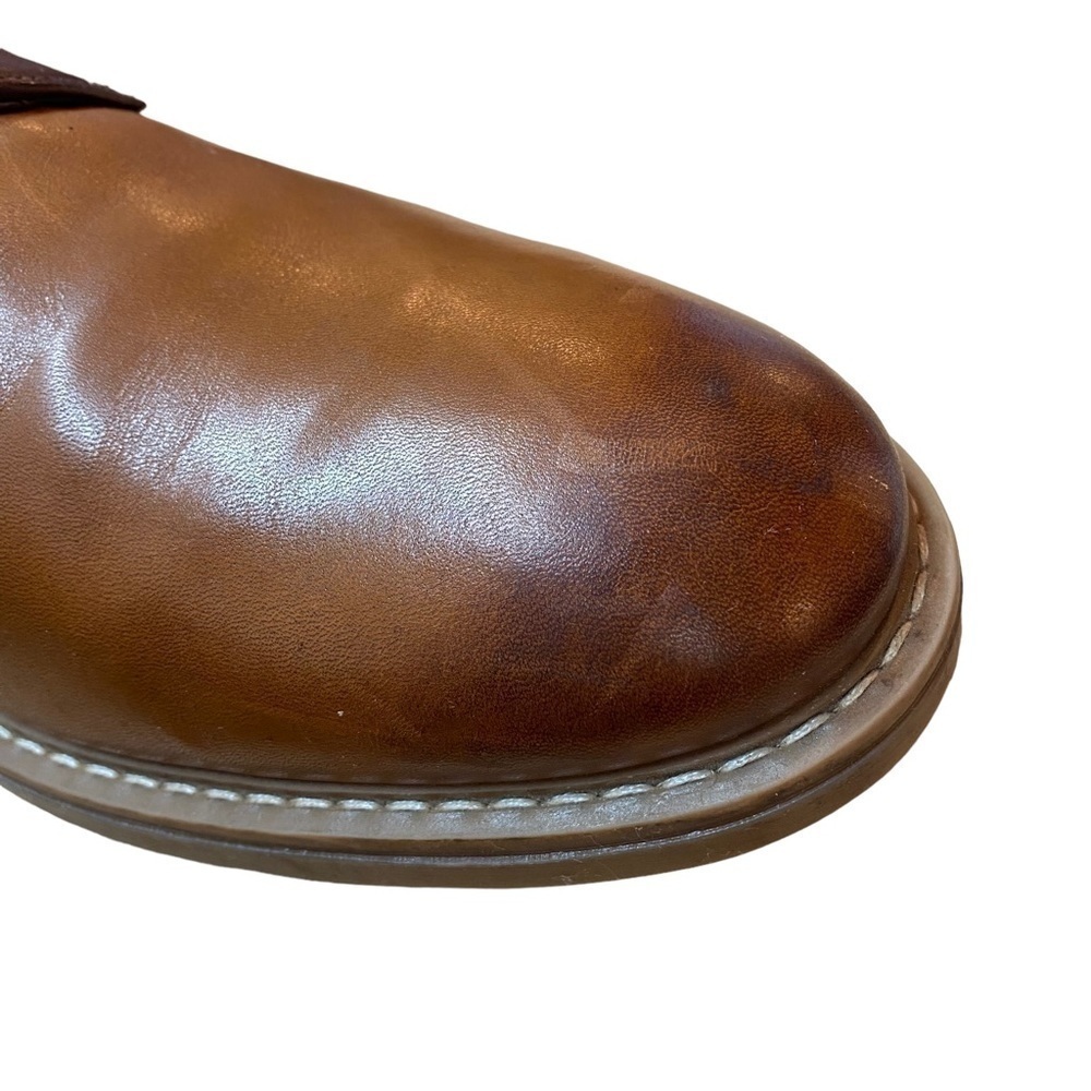 𝅺ecco Saddle shoe with Brogue detail Brown Danish Design - Picture 12 of 13